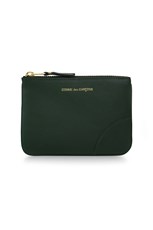 Comme Des Garcons SMALL CLASSIC LEATHER POUCH | BOTTLE GREEN